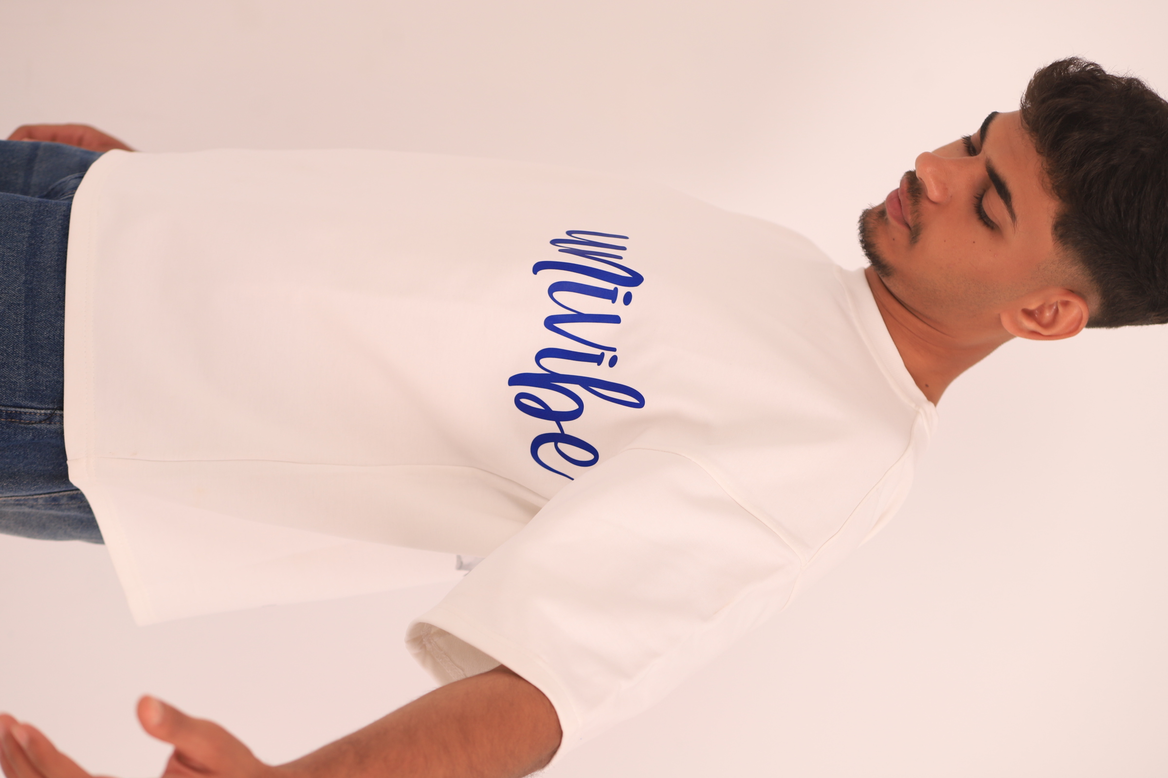 480gsm Hoodie, on-model, back